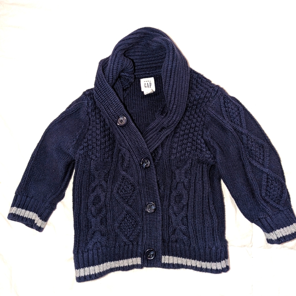 Cozy Cable Knit Cardigan Baby Gap